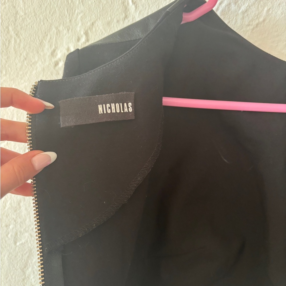 Nicholas Leather Mini Jacket - image 2